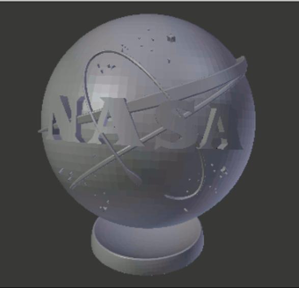 NASA Insignia Sphere with Stand