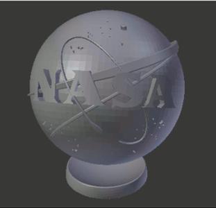 NASA Insignia Sphere with Stand