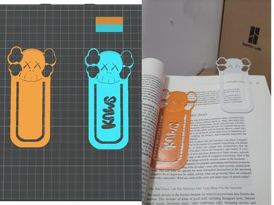 Kaws Companion Bearbric NO sup notebook bookmark