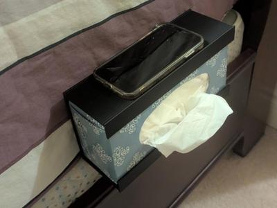 Bedside Tissue & Phone Holder