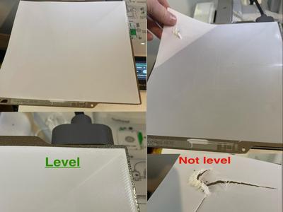 bed level calibration test