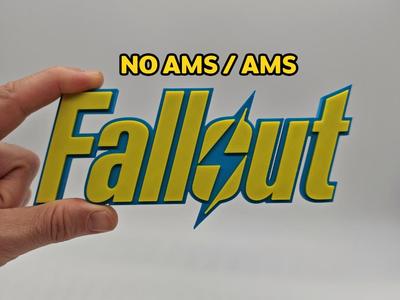 Fallout Logo / letters (NO AMS/AMS)