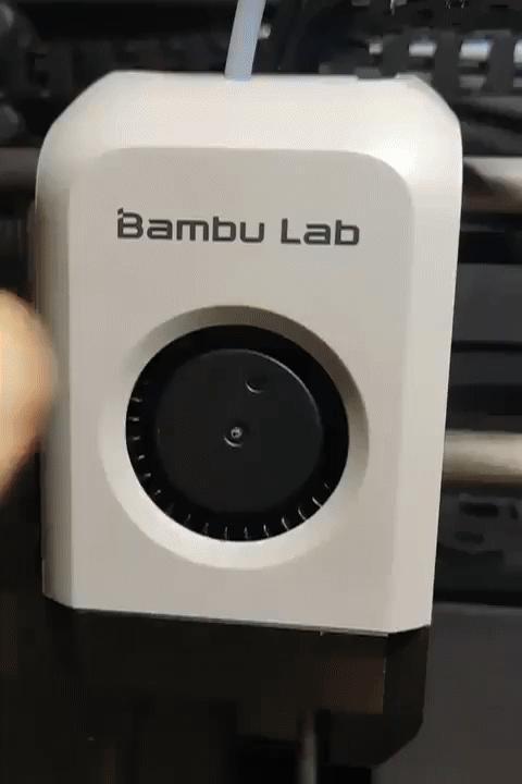 P1S fan cover quick disconnect magnetic pogo pins