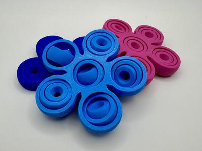 Fidget Gyro Spinner - Five Spoke Version