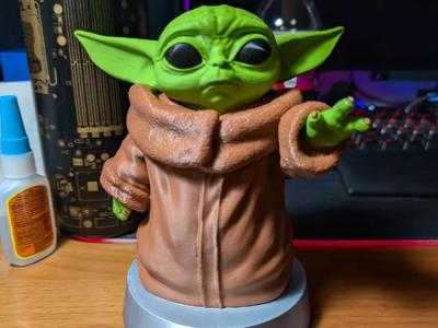 Baby Yoda Figurine - Colored No AMS