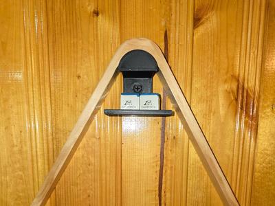 Pool Rack Holder with Chalk Holder