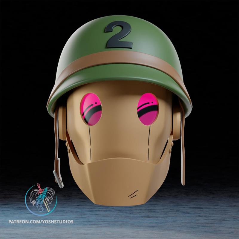 G.I. Robot Mask 3D Printer File STL