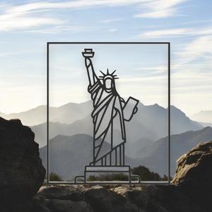 Statue Of Liberty Line Art - Desktop Line Art