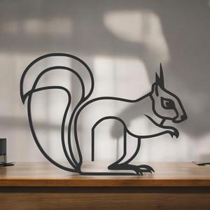 Squirrel Line Art - Desktop Line Art