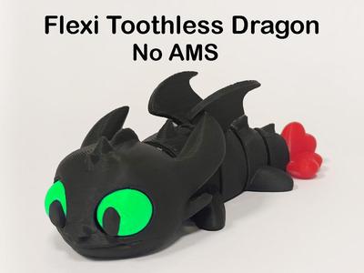 Flexi Valentine Toothless Dragon - (NO AMS)