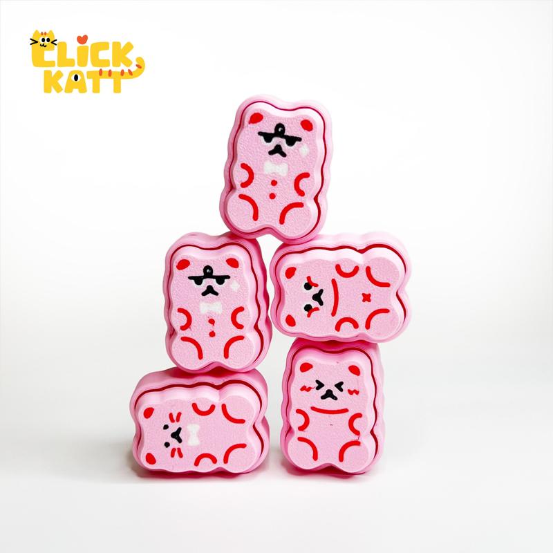 Gummy Bear - Clicker Fidget Toy Keychain