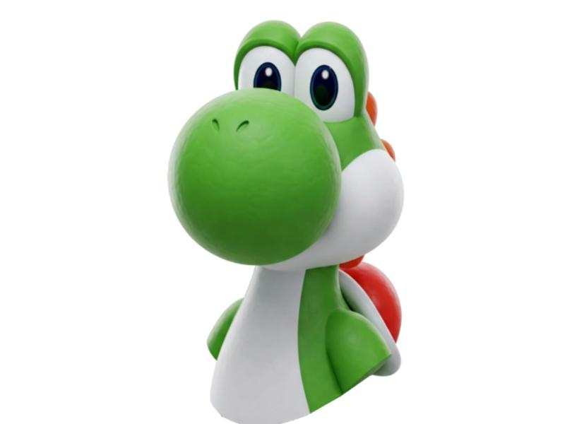 Yoshi Bust Base Included