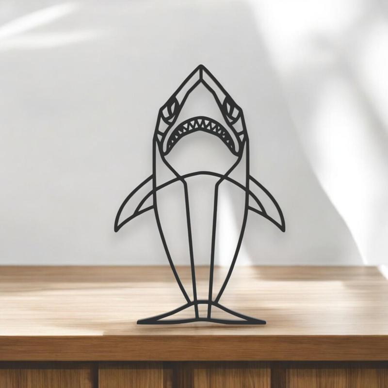 Shark Line Art - Desktop Line Art