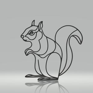 Squirrel Line Art - Desktop Line Art