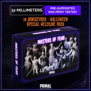 18 miniatures - Halloween welcome pack - MASTERS OF FEAR - Premium Package