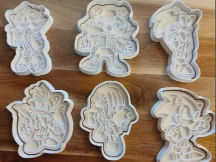 Sonic Cookie Cutters