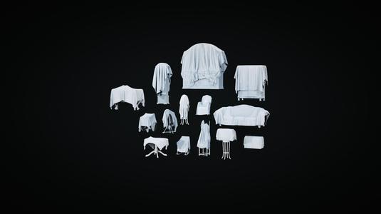 14X FURNITURE - THE HAUNTED HOUSE - MARGAERY CURSE