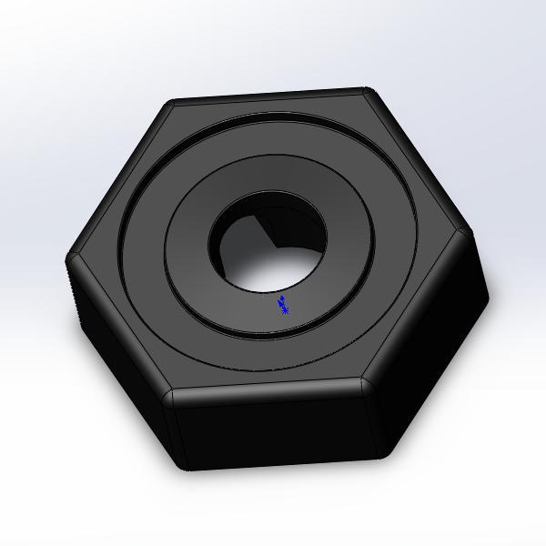 Wheel adapter 1/10 for R/C cars