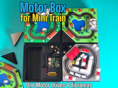 Motor Box for Mini Train Dioramas