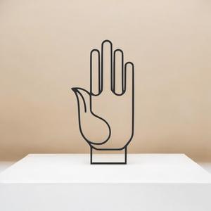Abhaya Mudra Line Art - Desktop Line Art