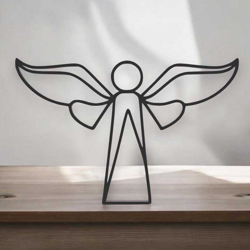 Angel Line Art - Desktop Line Art