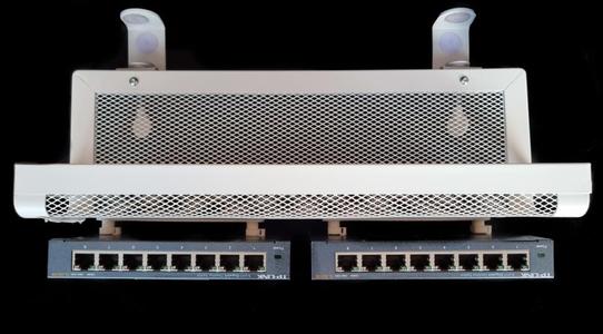 Universal Switch Support Below Ikea Försasong Shelf (TPLINK TL-SG108 Tested)