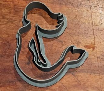 Mermaid cookie cutter