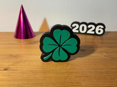 New Year's Eve 2025 - Four-Leaf Clover Table Decorations