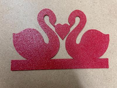 swan cake topper