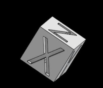 Calibration cube