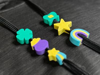 Lucky Charms Drawstring Beads | St Patricks Day