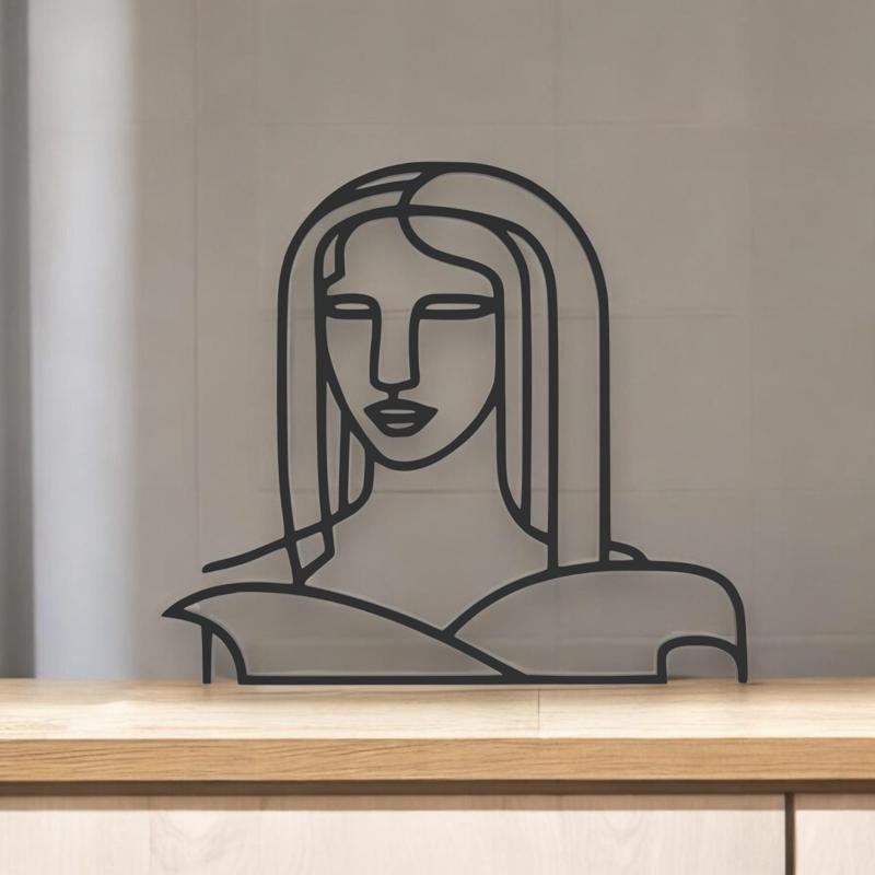 Mona Lisa Line Art - Desktop Line Art