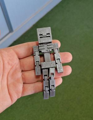 MINECRAFT ESQUELETO/SKELETON FLEXI PRINT IN PLACE