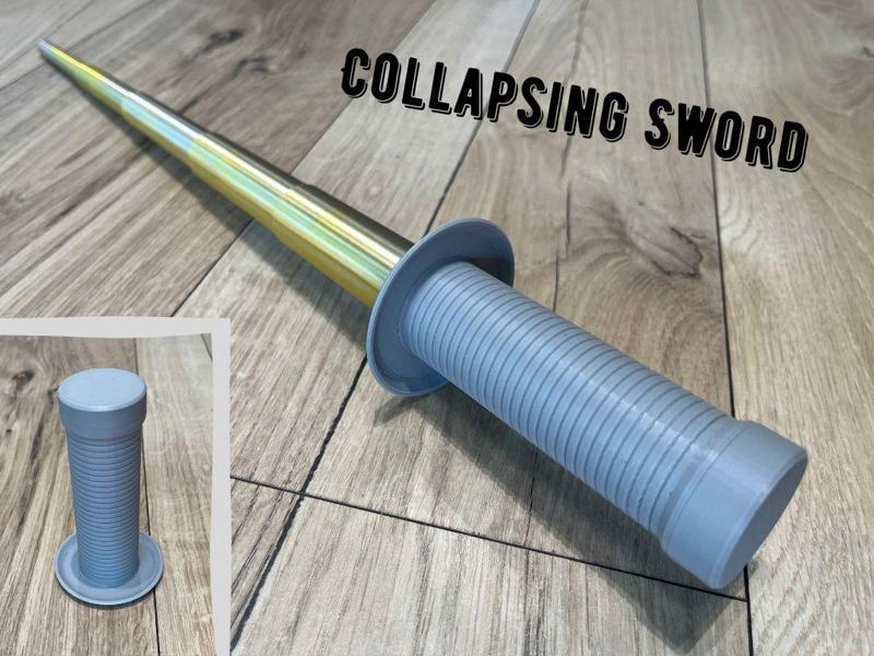Collapsing sword