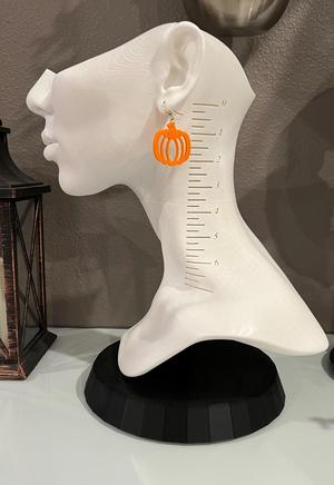 Life-Sized Earring Display Stand with Built in Ruler