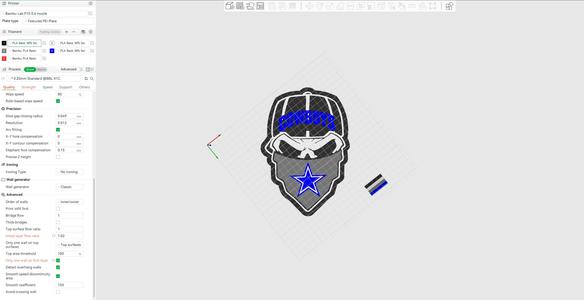 Dallas Cowboys Faceplate