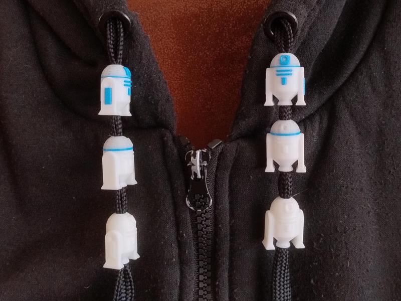 R2D2 Drawstring Beads
