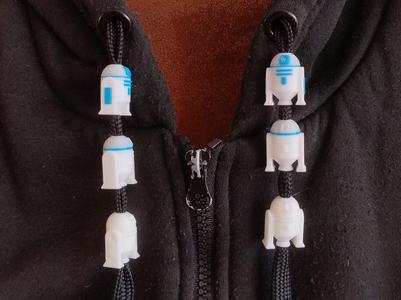 R2D2 Drawstring Beads