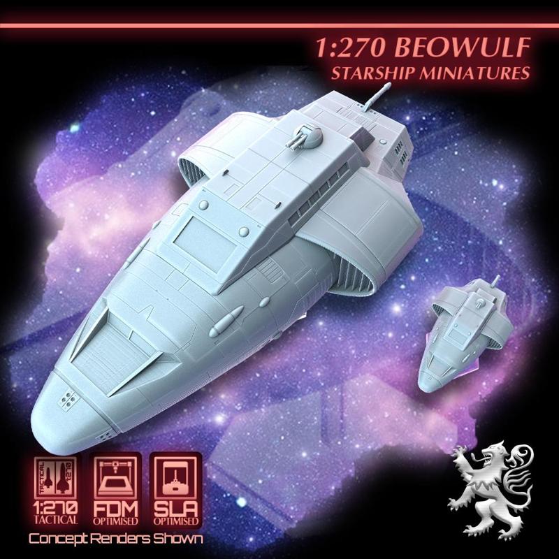 1:270 Beowulf Starship Miniatures