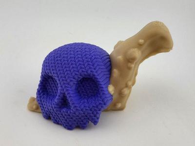 kawaii cute skull snail no ams