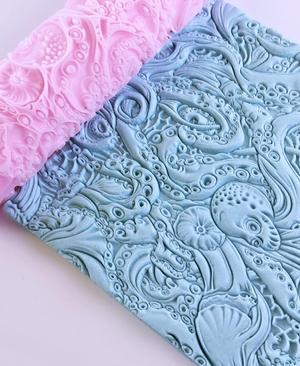 Octopus Texture Roller for Polymer Clay | Seamless & Realistic Impressions