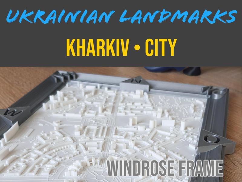 Windrose Frame & Kharkov City 3D Landscape