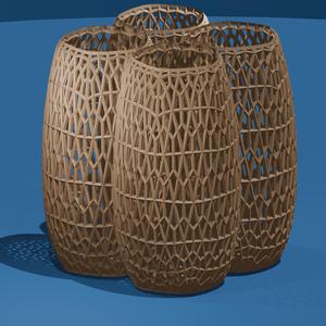 3D printable Quad Mesh Vase