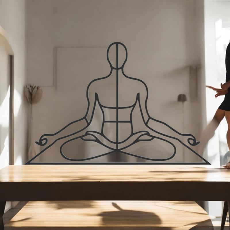 Yoga Line Art - Desktop Line Art