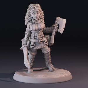 32mm Scale Female Human Artificer