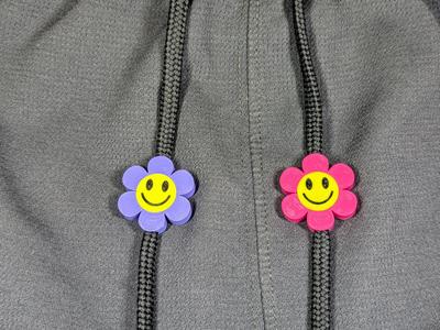 Happy Flower Drawstring Charm