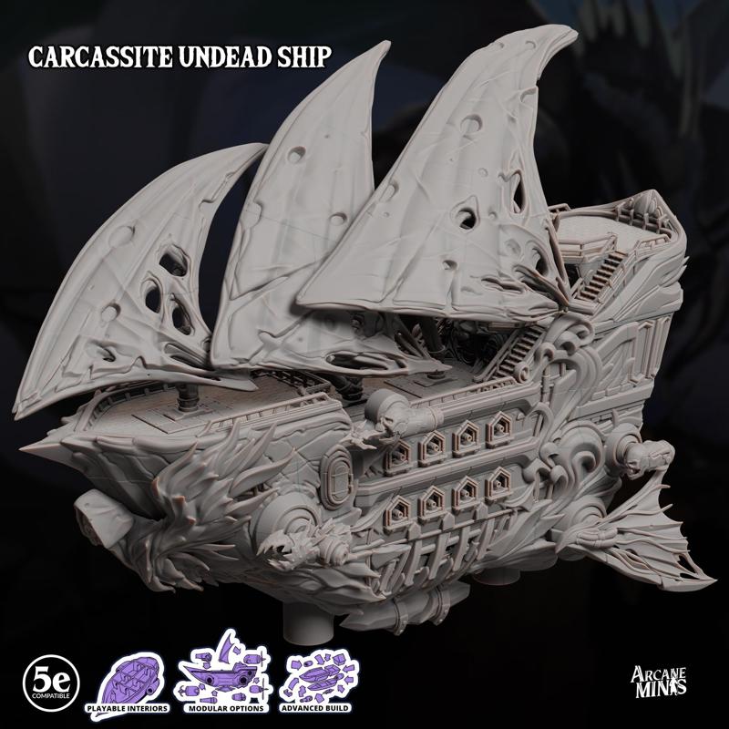 Airship - Carcassite Ship (Undead)