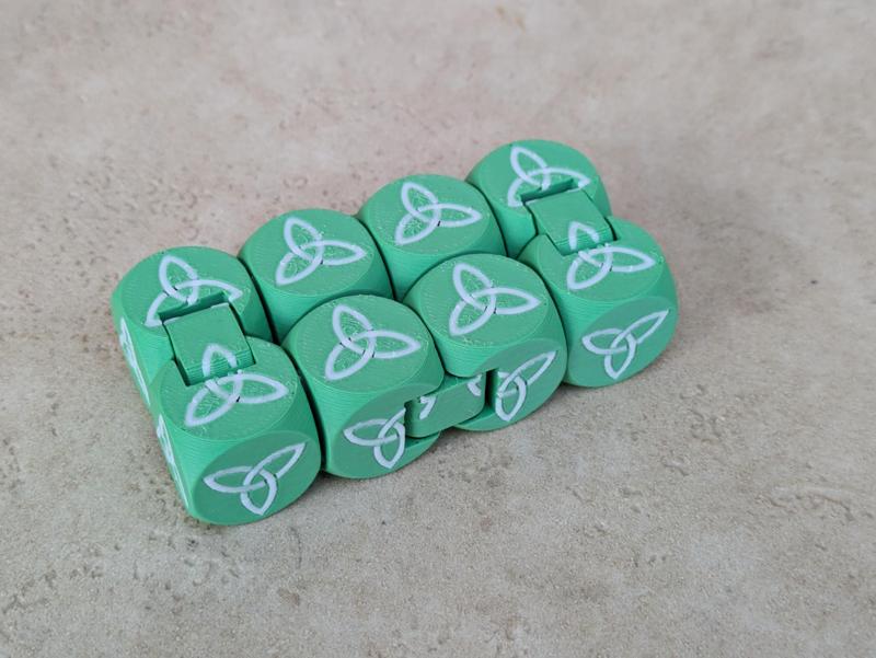 Fidget with Celtic Trinity Knot (Triquetra)