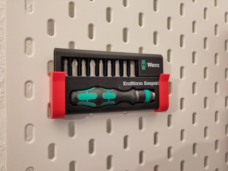 Wera screwdriver set Kraftform Kompakt 10 / 12 skadis holder