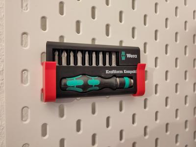 Wera screwdriver set Kraftform Kompakt 10 / 12 skadis holder
